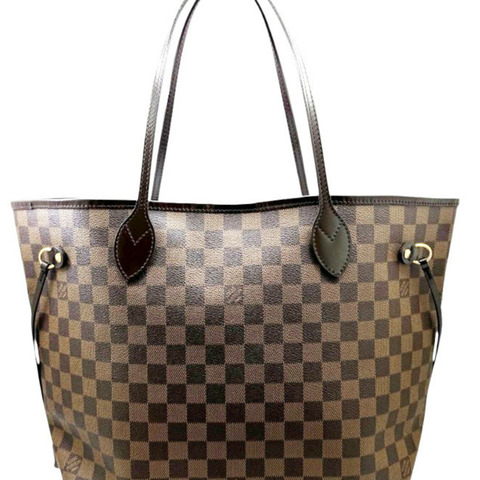 路易威登 Damier Neverfull MM N51105 Ebene 男女手提包