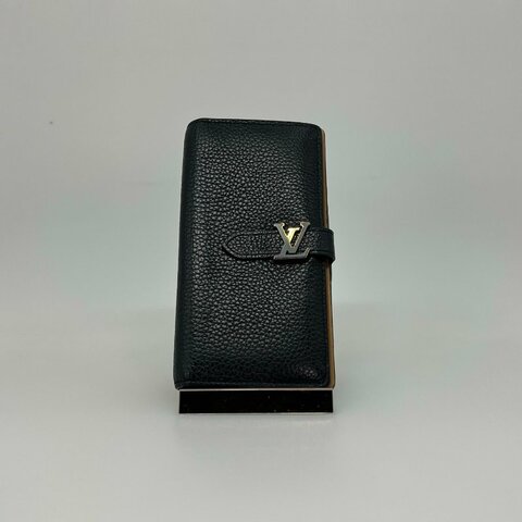 LV M81330/晶片款 黑色直式錢包