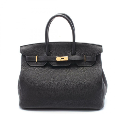 Birkin 35 柏金包 手提包 黑色 Togo牛革 Y刻 金扣【HERMES 愛馬仕】 027634CC