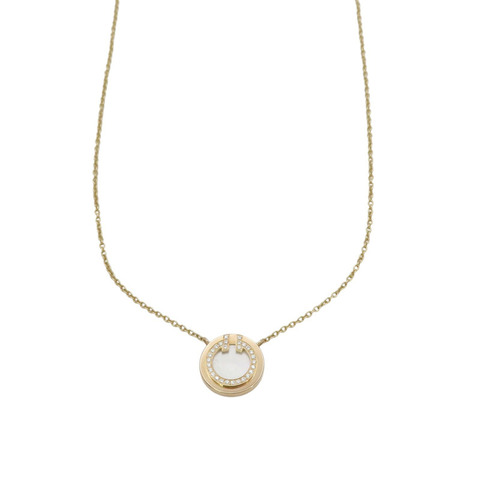 18K玫瑰金 母貝 鑽石 T 項鍊【Tiffany & Co 蒂芬妮】 67467574