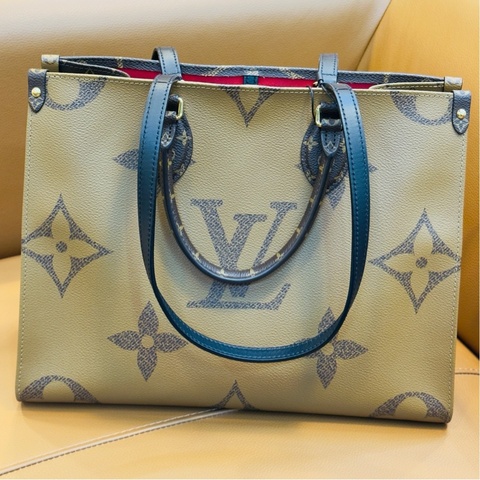 LV 路易威登onthego otg 老花中號
