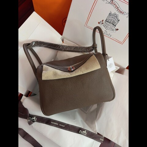 閒置♥️Hermes Lindy30 大象灰銀釦 Y刻