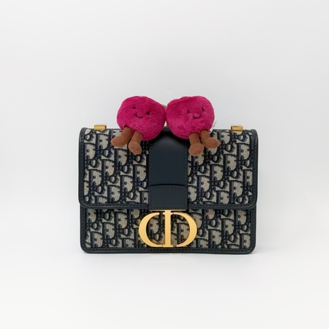 Dior 30 Montaigne藍老花蒙田包