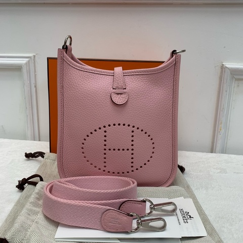 Full set Hermes Mini Evelyne櫻花粉🌸🩷