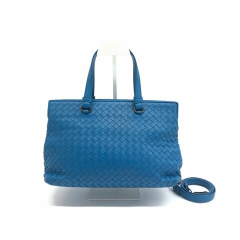 Bottega Veneta bv 藍色 編織 托特 肩背包