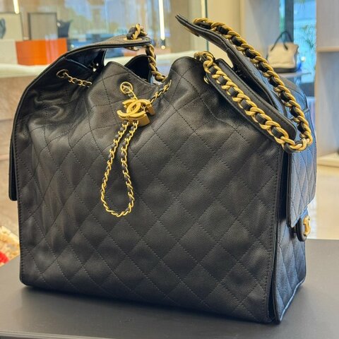 CHANEL 25Bag 黑金中號