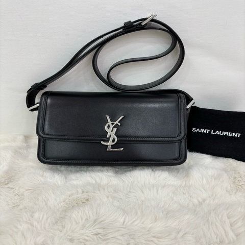 Ysl Solferino 黑銀豆腐包 復古box皮  尺寸23*16
