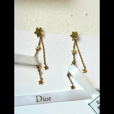 Dior/迪奧 五角星流蘇長耳釘