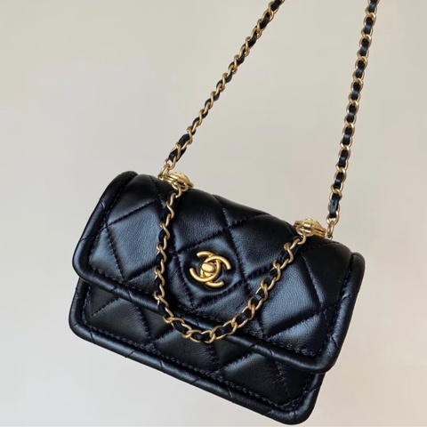 CHANEL 香奈兒 mini 豆腐包 金幣豆腐包