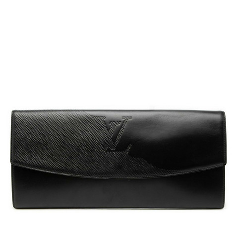 路易威登 Opera Aegean Second 手拿包 黑色皮革 女士 LOUIS VUITTON