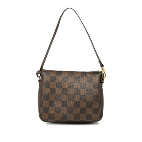 路易威登 Damier Trousse 化妝手提包 N51982 棕色皮革 女士 LOUIS VUITTON