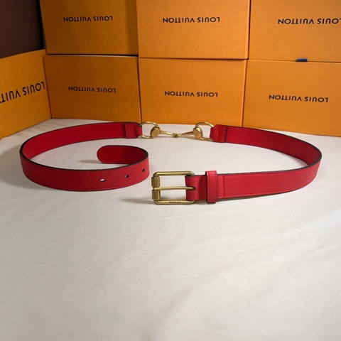 ‼️驚喜入手 超級好看 Gucci 古馳 腰帶 皮帶 橘紅 馬蹄扣 雙G 85/34 總長約100cm