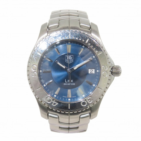 TAG Heuer WJ1112 手錶，總重 129.6 克，不鏽鋼材質，石英機芯，海軍藍錶盤。