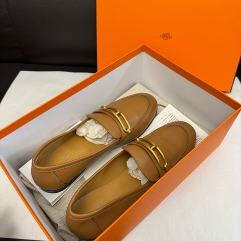 愛馬仕/Hermes  樂福鞋37碼