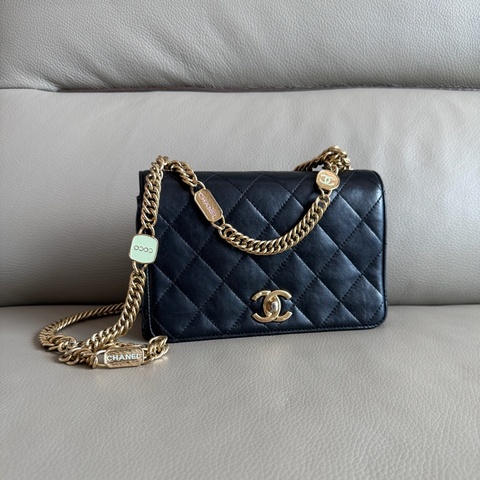「M.Y精品」 Chanel 小香 23C 手工坊系列 琺瑯包 cf20大mini