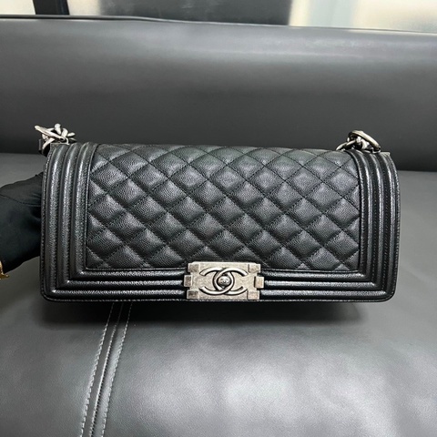Chanel Leboy medium  Black x phw