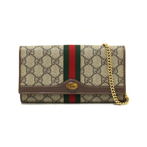 Gucci GG Supreme Ophidia Chain Wallet
