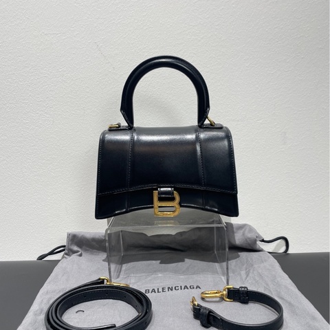 Balenciaga 巴黎世家黑金沙漏包底長19cm