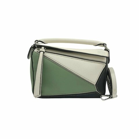 LOEWE 拼色 puzzle mini 肩背包