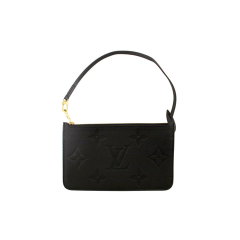 Louis Vuitton Black Empreinte Neverfull Pouch Pochette