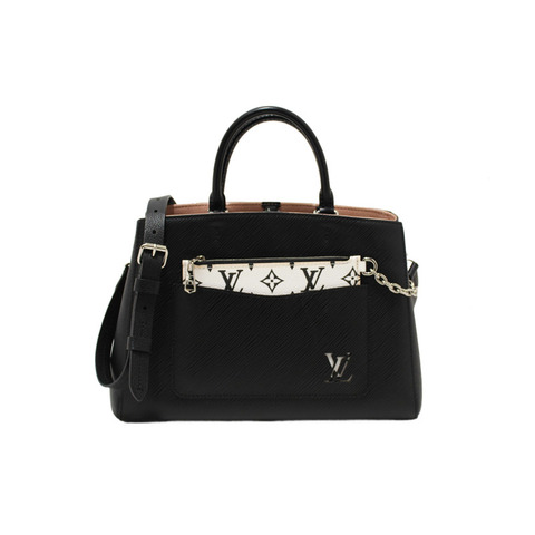 Louis Vuitton Black Epi Leather Marelle MM Tote Hand/Messenger Bag