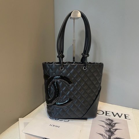 CHANEL香奈兒中古康鵬系列 菜籃子小號手提包