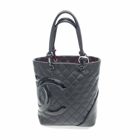 Chanel 黑色 康鵬 菜籃子 小號 手提包