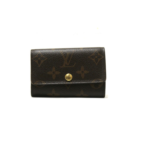 Louis Vuitton Classic Brown Monogram Canvas 6 Key Holder