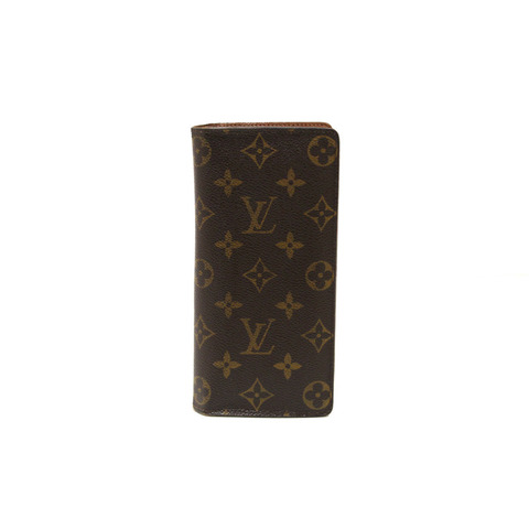 Louis Vuitton Classic Monogram Canvas Brazza Long Wallet