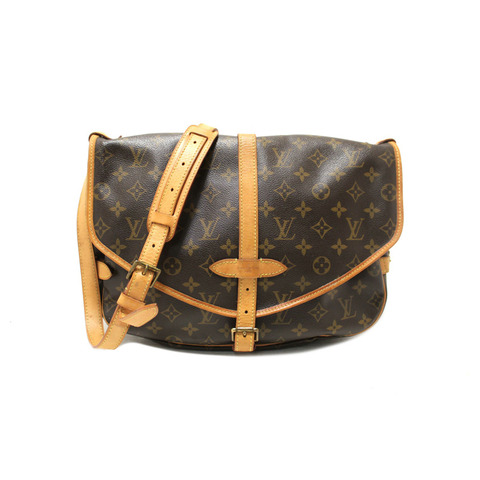 Louis Vuitton Classic Monogram Canvas Saumur 30 Messenger Bag