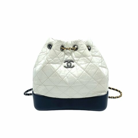 Chanel 黑白 熊貓 流浪 24開 小號 後背包