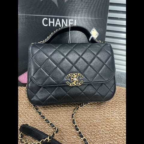 Chanel 19 handle 
black x ghw