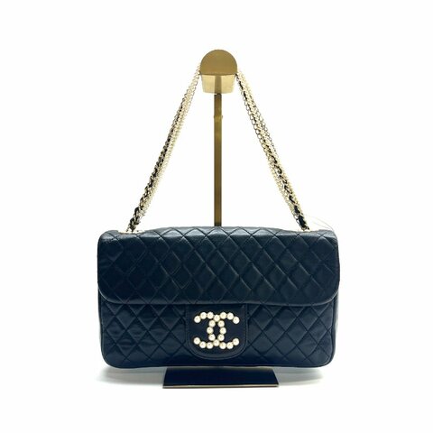 Chanel 黑色 威斯敏斯特 中號 12開 肩背包