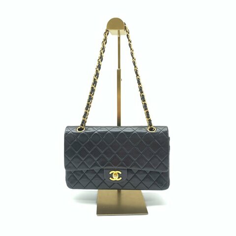 Chanel 黑金 cf 中號 6開 肩背包