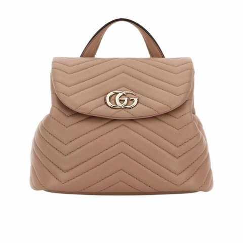 Gucci 女士 迷你 GG Marmont 雙肩包均碼碼20cm*11cm*18cm