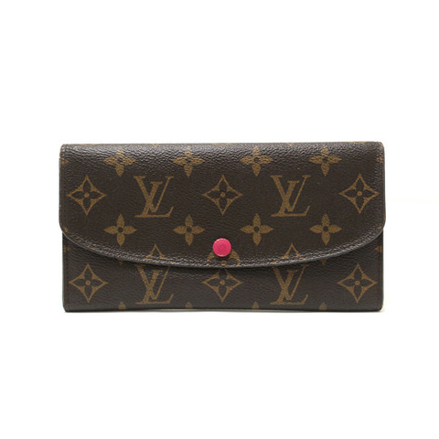 Louis Vuitton Classic Monogram Emilie Wallet Pink