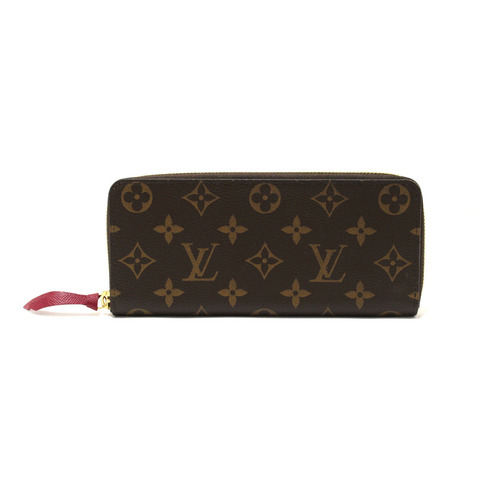 Louis Vuitton Classic Monogram Fuchsia Clemence Wallet