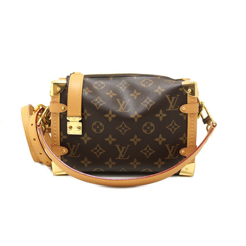 Louis Vuitton Classic Monogram Side Trunk MM Handbag and Crossbody