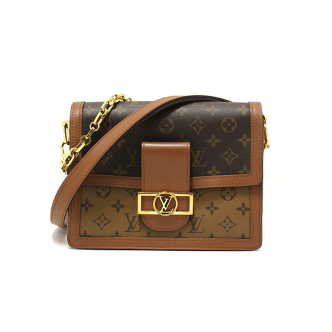 Louis Vuitton Classic Monogram/Monogram Reverse Canvas Dauphine MM Shoulder Bag