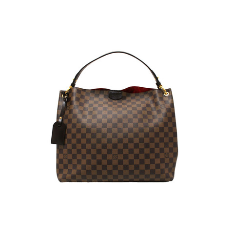Louis Vuitton Damier Ebene Graceful MM Hobo Shoulder Bag