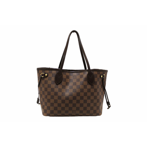 Louis Vuitton Damier Ebene Neverfull PM Tote Bag