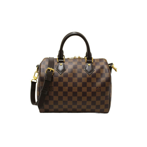 Louis Vuitton Damier Ebene Speedy 25 Bandouliere Bag