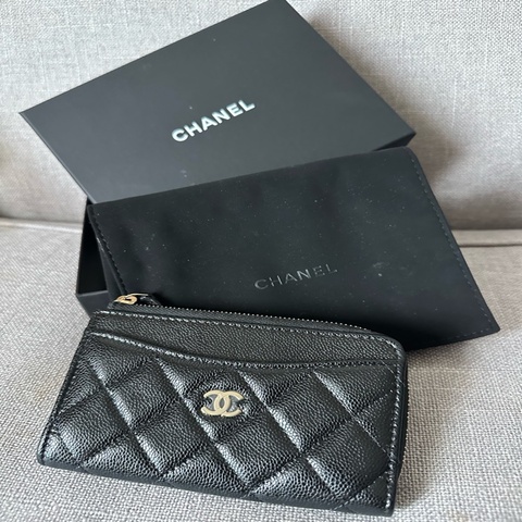 100% 全新  Chanel 小銀包+咭包，從未使用