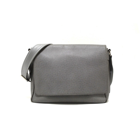 Louis Vuitton Grey Taiga Leather Roman PM Messenger Bag
