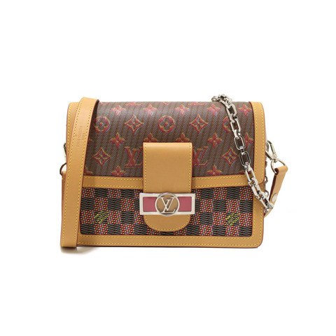 Louis Vuitton Limited Edition Damier Pop Dauphine MM Shoulder Bag