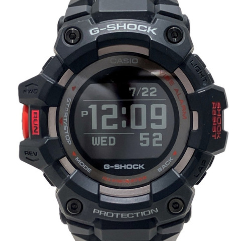 卡西歐 G-SHOCK 手錶，總重 68.0 克，樹脂錶殼，石英機芯，黑色錶盤，型號 GBD-100