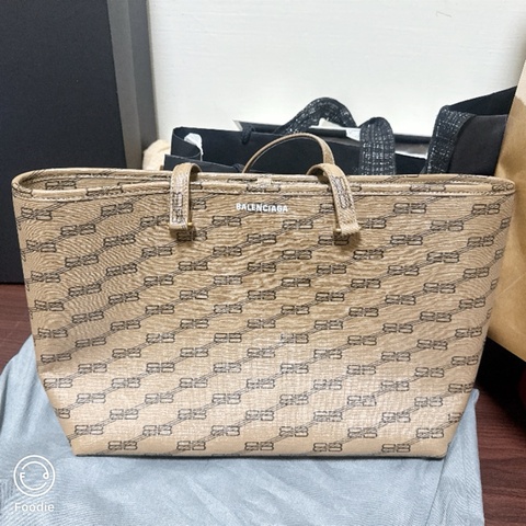 BALENCIAGA 經典 Monogram Logo 托特包