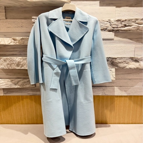 Hermès 雙面羊絨長大衣