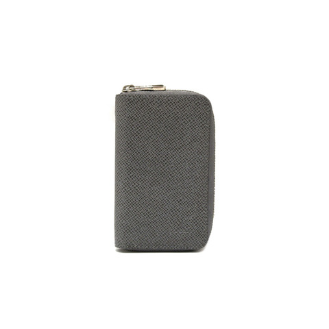 Louis Vuitton Grey Taiga Leather Zippy Coin Card Case