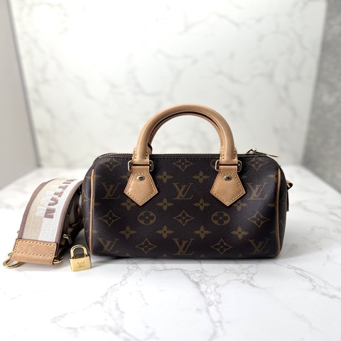 香緹國際精品 LV Speedy20 米背帶 1303